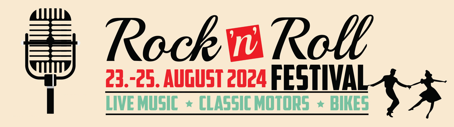 rock n roll festival ganderkesee banner 2024
